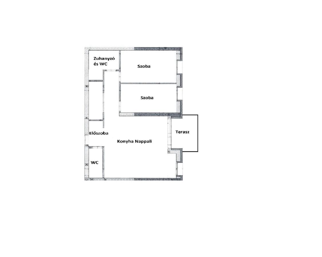 Bajcsy Apartment Debrecen Eksteriør bilde